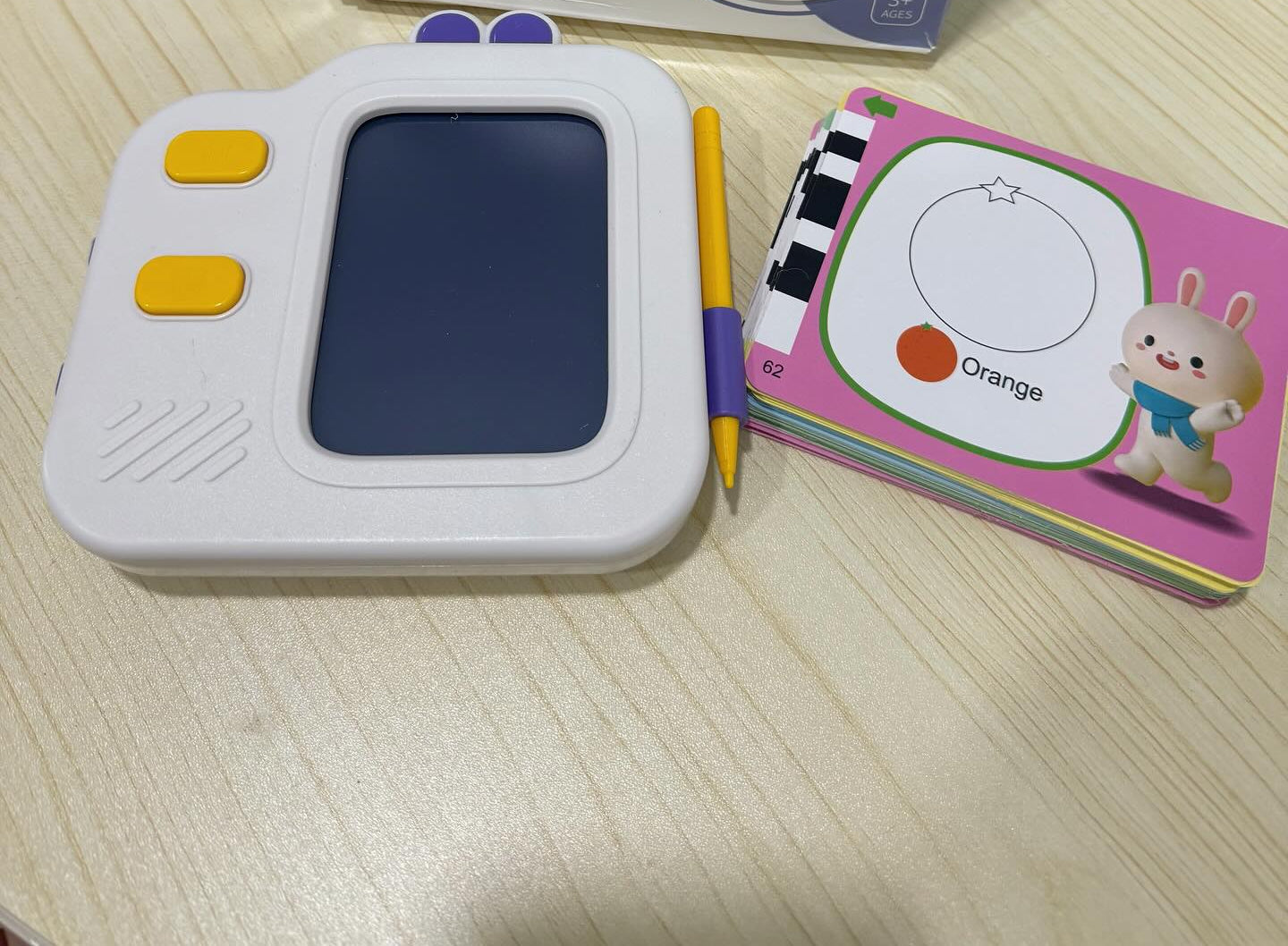 Interactive Flash Cards with Clear LCD Screen and Sound, 120 Double-Sided Cards, Safe for Ages 3+
