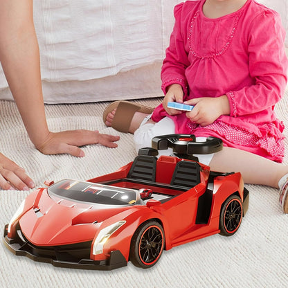 Interactive Racing Wheel Toy with 30-Level Obstacle Game, Lights & Sound, Perfect for Kids Ages 3+