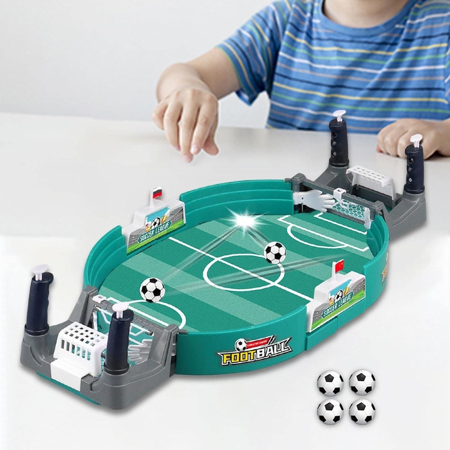Interactive Soccer Toy with Easy Setup, Dual Handles, Fun Skill Play, Safe for Ages 3+