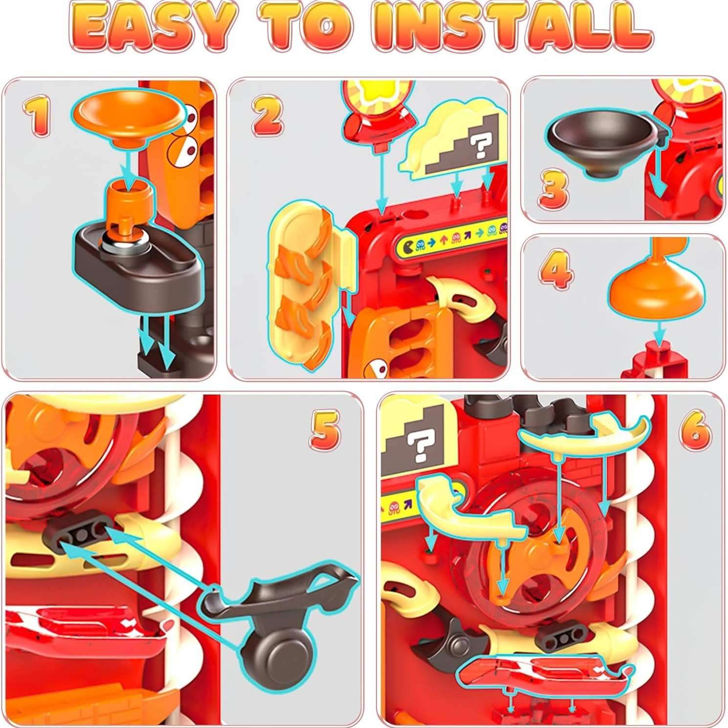 Interactive Track Game with a Multi-Layer Maze and 7 Challenging Levels, Safe Educational Toy for Ages 3+