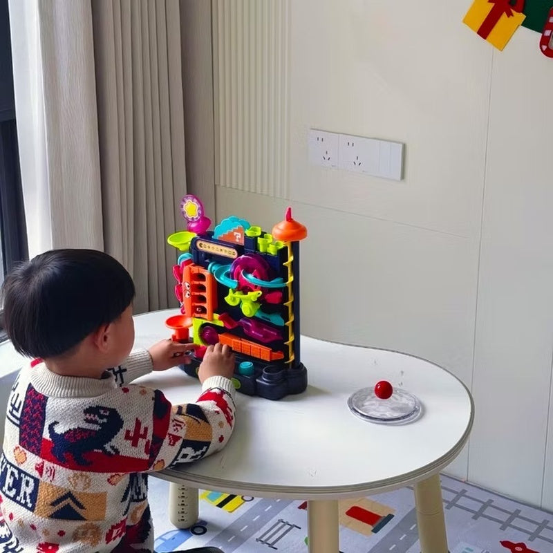 Interactive Track Game with a Multi-Layer Maze and 7 Challenging Levels, Safe Educational Toy for Ages 3+
