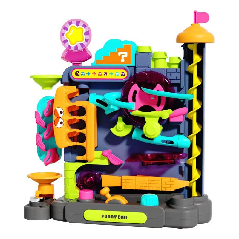 Interactive Track Game with a Multi-Layer Maze and 7 Challenging Levels, Safe Educational Toy for Ages 3+