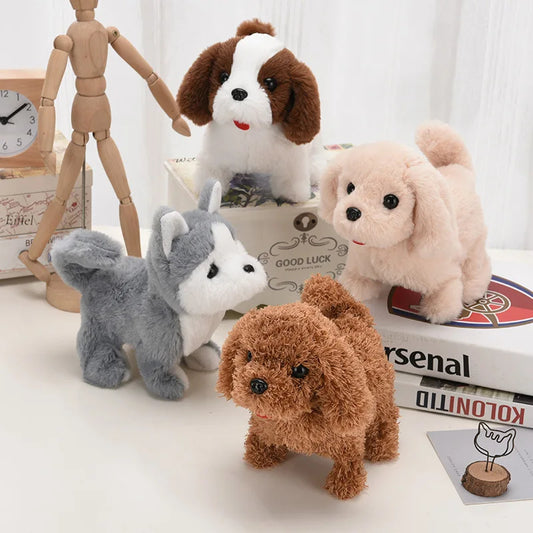 Interactive Walking Dog Toy - Early Learning & Emotional Development Buddy, Soft, Safe for Babies 6M+