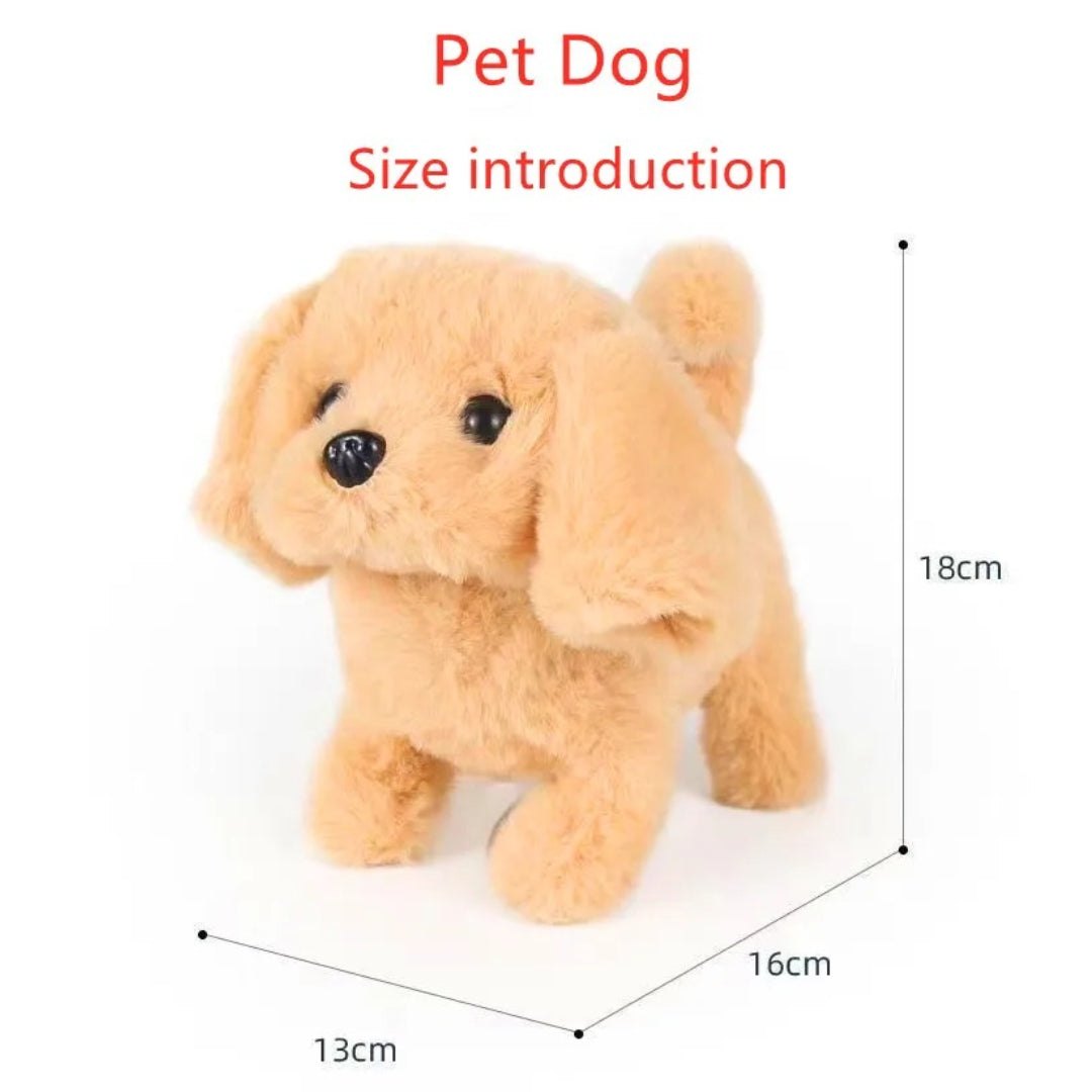 Interactive Walking Dog Toy - Early Learning & Emotional Development Buddy, Soft, Safe for Babies 6M+