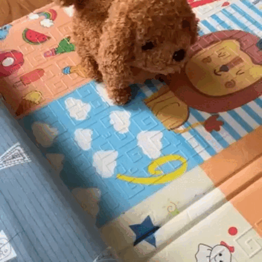 Interactive Walking Dog Toy - Early Learning & Emotional Development Buddy, Soft, Safe for Babies 6M+