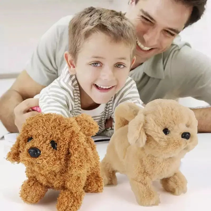 Interactive Walking Dog Toy - Early Learning & Emotional Development Buddy, Soft, Safe for Babies 6M+