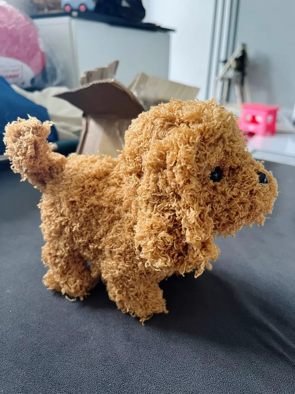 Interactive Walking Dog Toy - Early Learning & Emotional Development Buddy, Soft, Safe for Babies 6M+