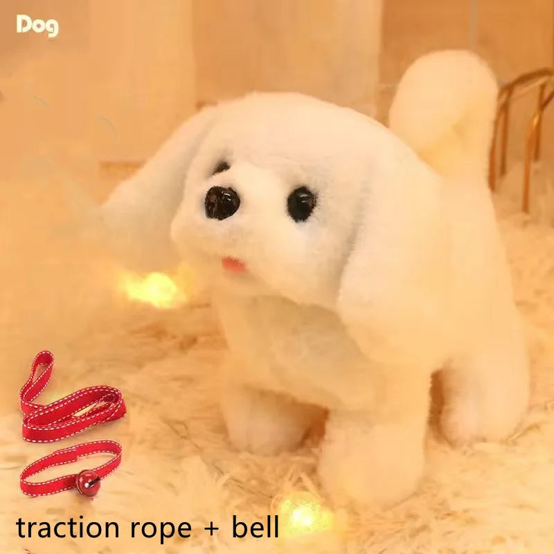 Interactive Walking Dog Toy - Early Learning & Emotional Development Buddy, Soft, Safe for Babies 6M+