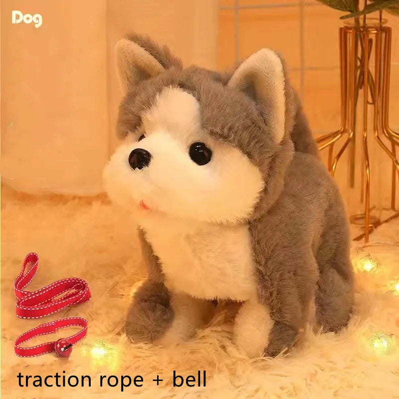 Interactive Walking Dog Toy - Early Learning & Emotional Development Buddy, Soft, Safe for Babies 6M+