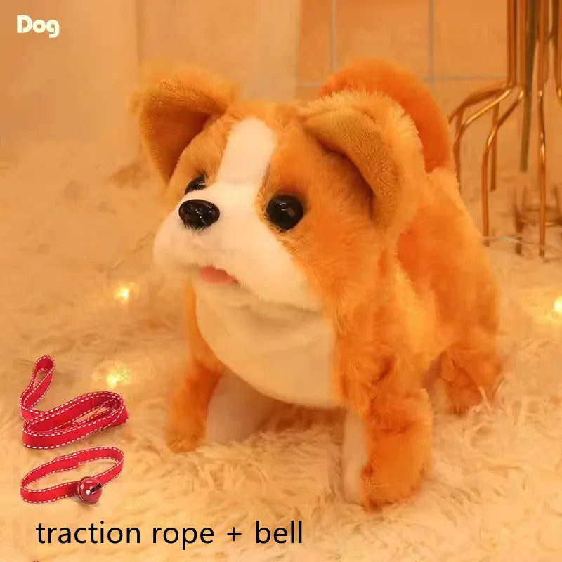 Interactive Walking Dog Toy - Early Learning & Emotional Development Buddy, Soft, Safe for Babies 6M+