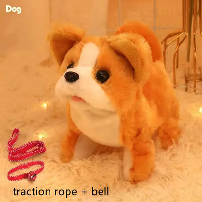 Interactive Walking Dog Toy - Early Learning & Emotional Development Buddy, Soft, Safe for Babies 6M+