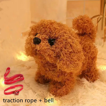 Interactive Walking Dog Toy - Early Learning & Emotional Development Buddy, Soft, Safe for Babies 6M+