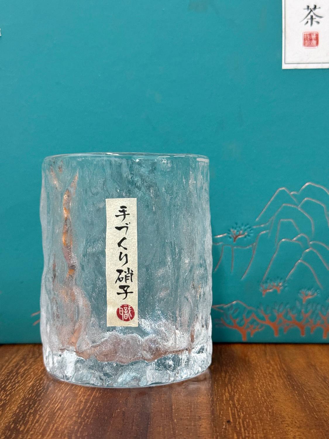 Japanese Edo Kiriko Glacier Whisky Glasses, Ice Texture, Thick Glass, Gift Ready