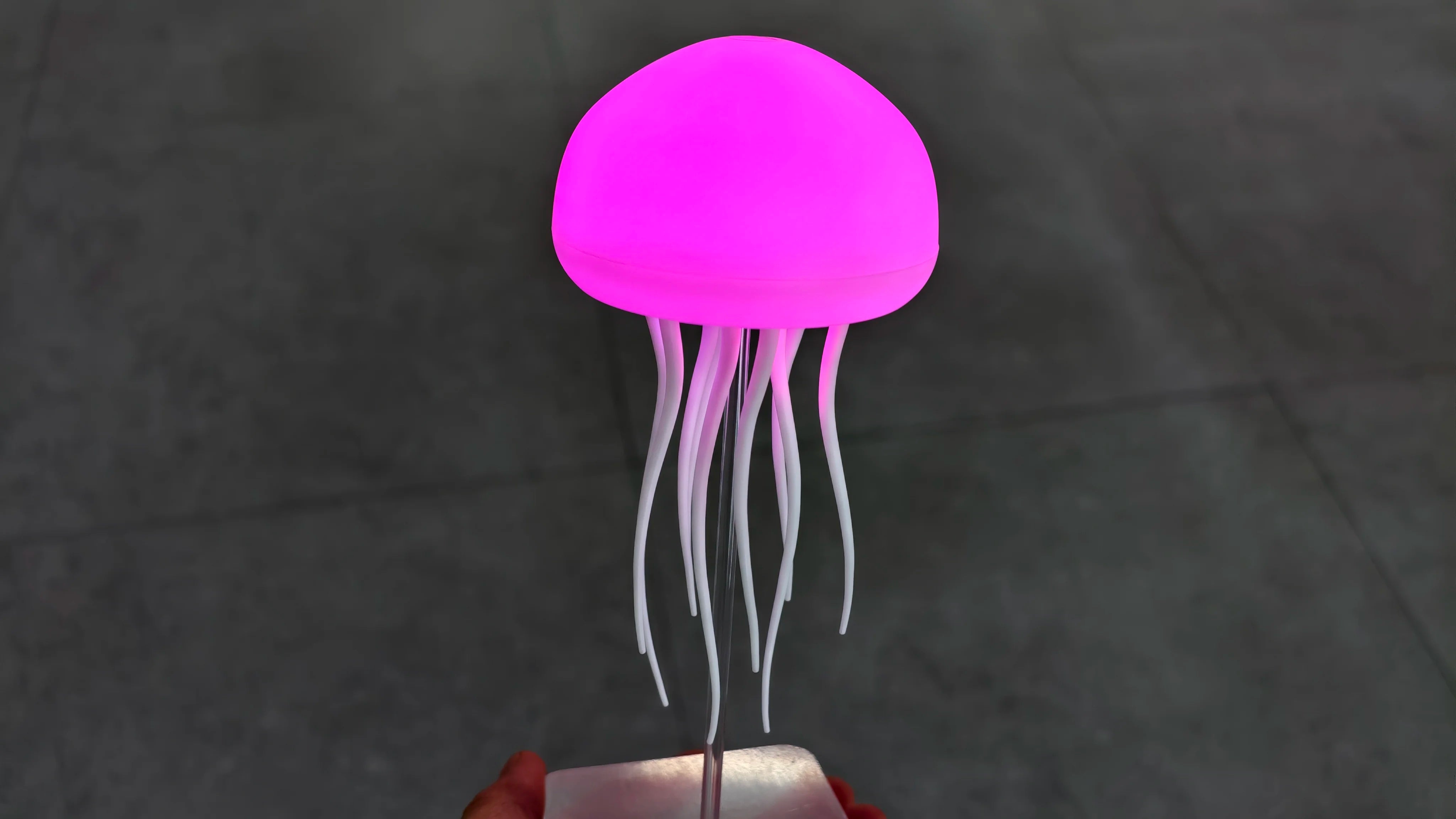 Jellyfish Realistic Night Light Ocean Hanging Lamp Perfect Gift - Color-Changing , Rechargeable, Soothing Ambience