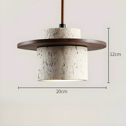 Wabi-Sabi Natural Stone Pendant Light
