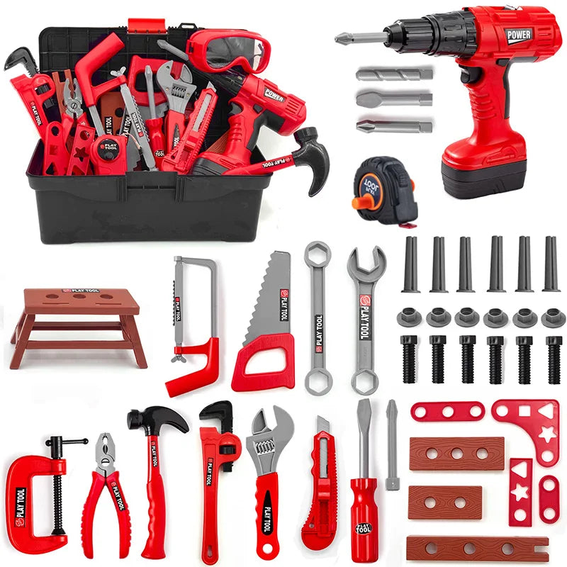 Kid's Ultimate Construction Playset with Kids Engineering Workshop Bench Included, Safe for Ages 3+