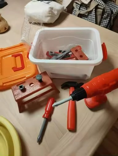 Kid's Ultimate Construction Playset with Kids Engineering Workshop Bench Included, Safe for Ages 3+