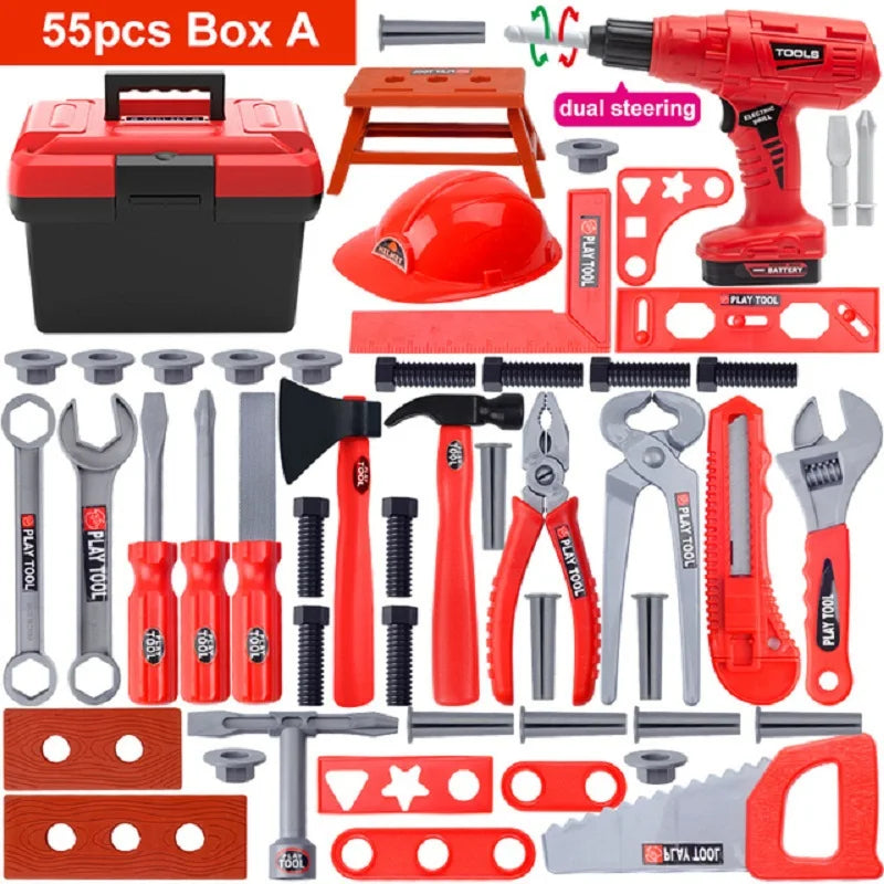 Kid's Ultimate Construction Playset with Kids Engineering Workshop Bench Included, Safe for Ages 3+
