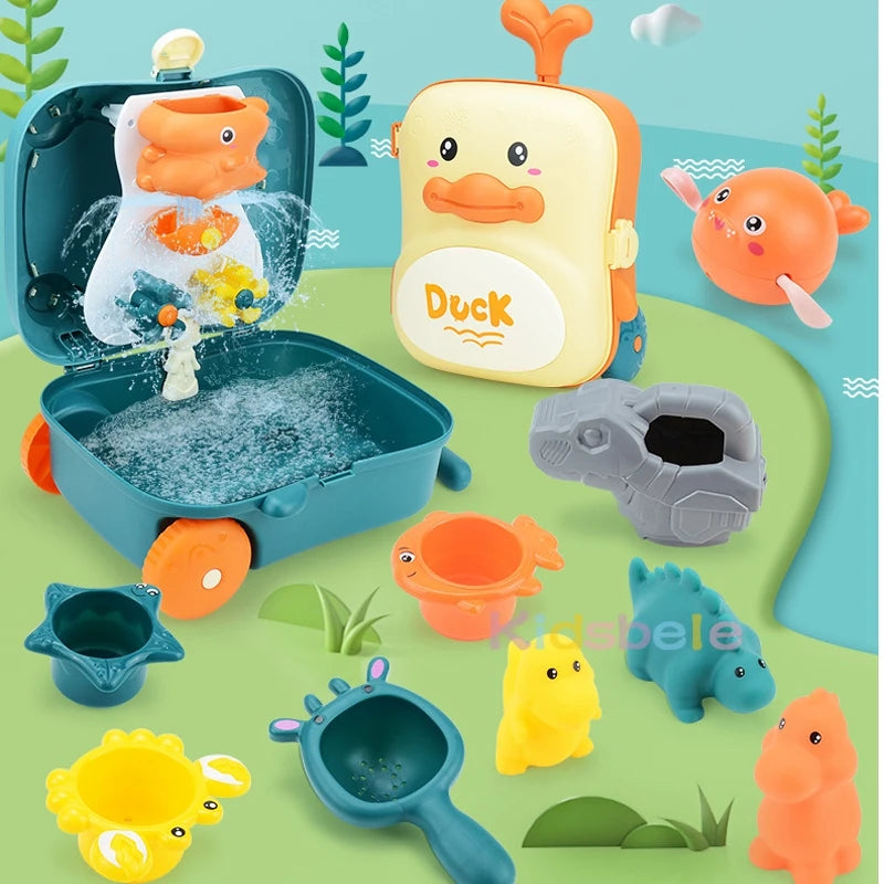 Kids Beach Toy Set, Sand and Water Play, BPA-Free Plastic, Variety of Tools & Shapes, Safe for Ages 2+