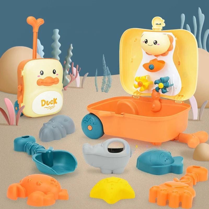 Kids Beach Toy Set, Sand and Water Play, BPA-Free Plastic, Variety of Tools & Shapes, Safe for Ages 2+
