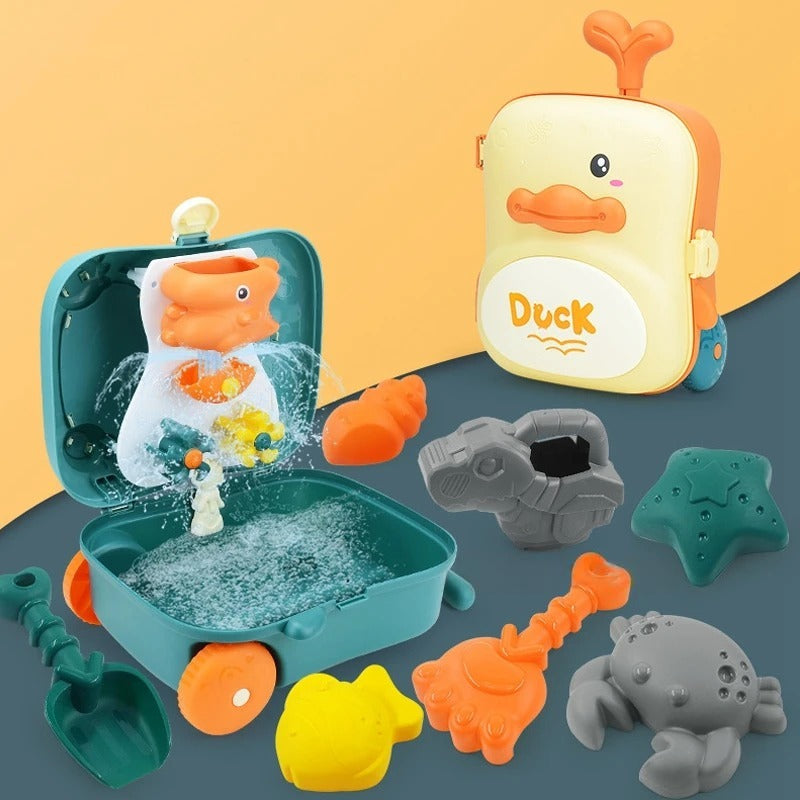 Kids Beach Toy Set, Sand and Water Play, BPA-Free Plastic, Variety of Tools & Shapes, Safe for Ages 2+