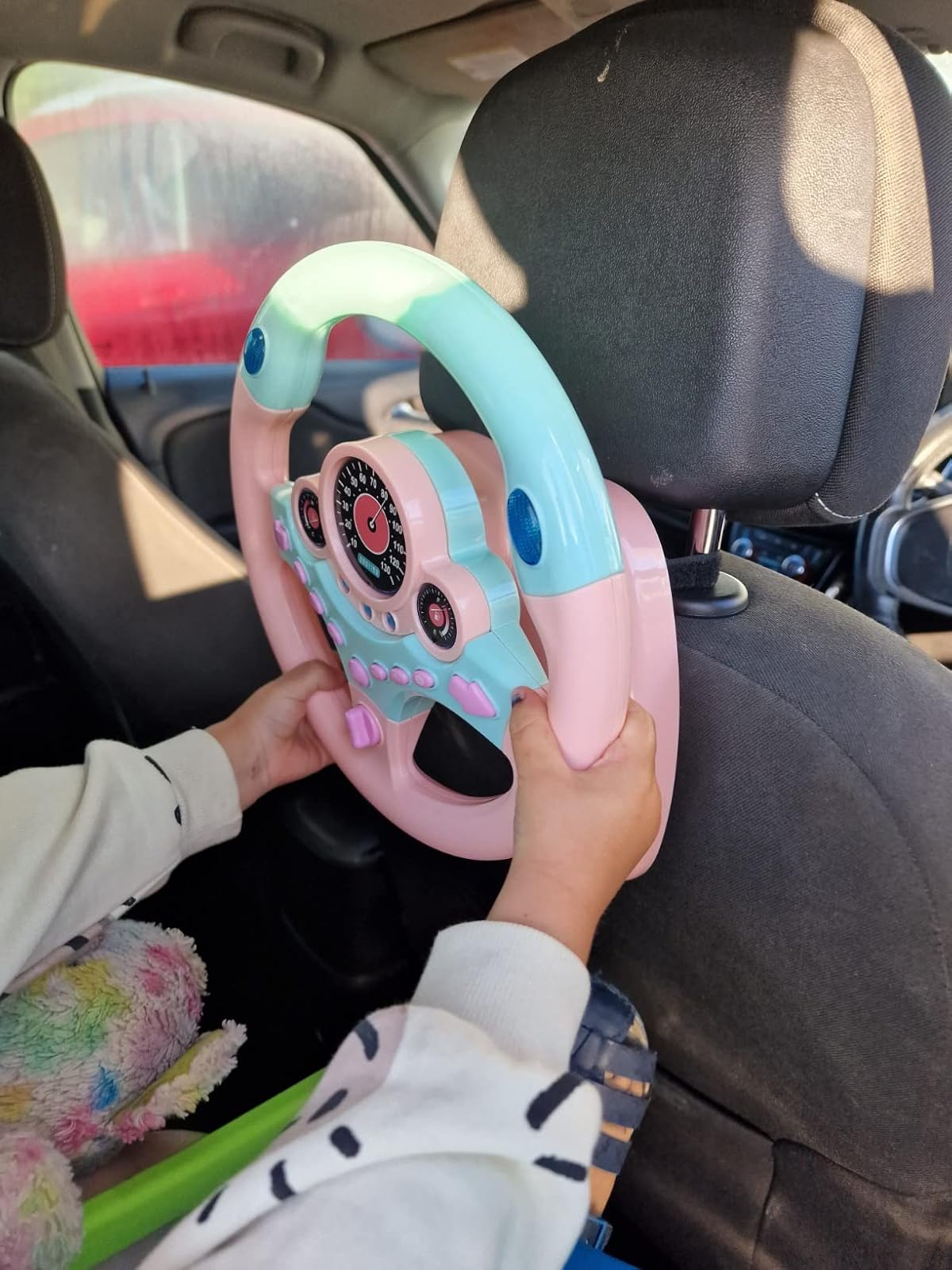 Kids Car Driving Simulated Toy with Light and Music Early Education Pretend Play Toys Steering Wheel Toy for Boys and Girls