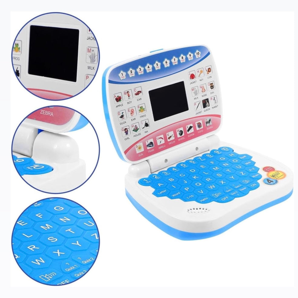 Kids Learning Laptop with 5 Learning Modes, LED Display Screen, Safe for Ages 3+