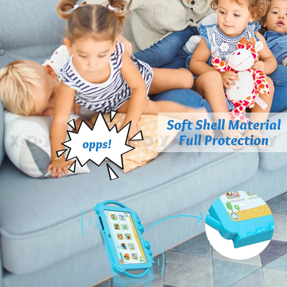 Kids' Learning Tablet with Parental Controls - 7-Inch Android Device for Toddlers