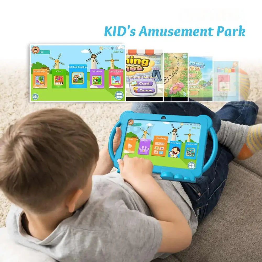 Kids' Learning Tablet with Parental Controls - 7-Inch Android Device for Toddlers