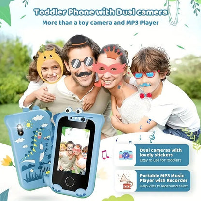 Kids Toy Phone – Music and Selfie Fun with Touch Screen, Rechargeable, Safe for Ages 3+