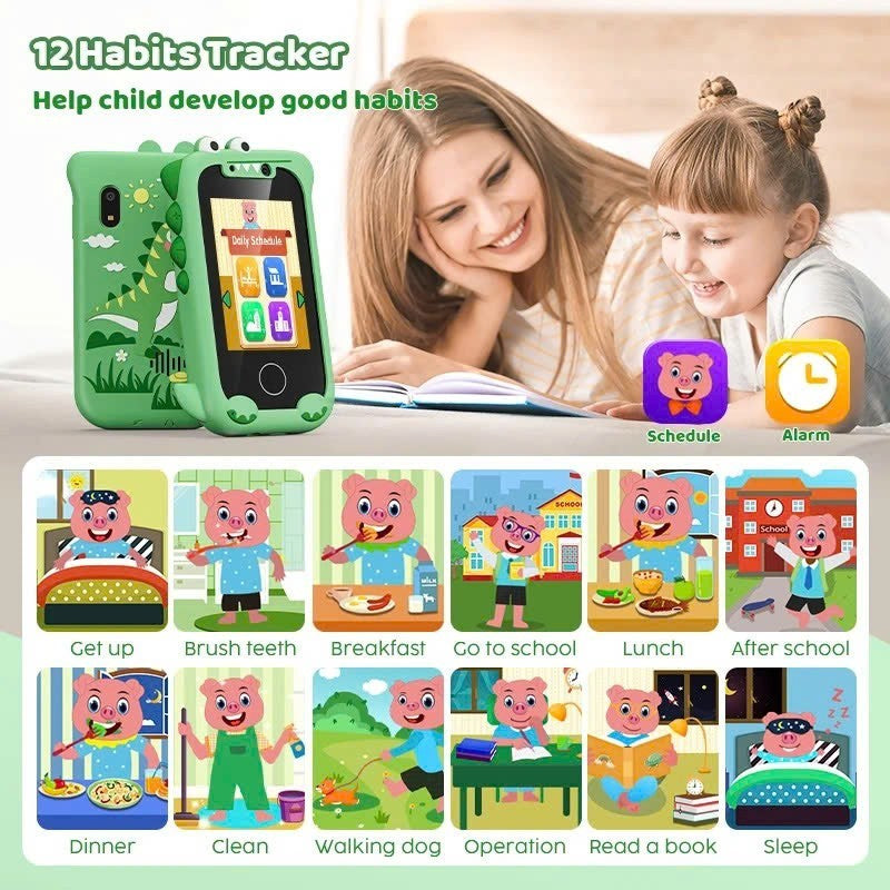 Kids Toy Phone – Music and Selfie Fun with Touch Screen, Rechargeable, Safe for Ages 3+