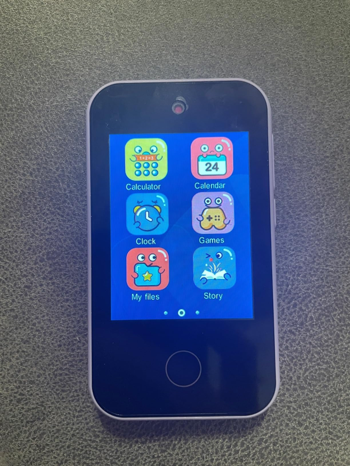Kids Toy Phone with Dual Cameras and Educational Features, Music, Stories, Games & Drawing, Safe for Ages 3+