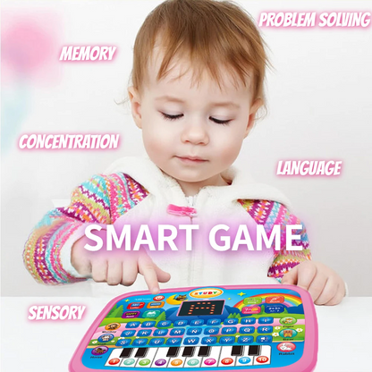 LED Interactive Learning Tablet for Kids Aged 1-6, Alphabet, Numbers, Music & Animal Piano Keys