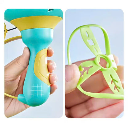 Launch & Spin Disc Blaster with Silly Frog Face