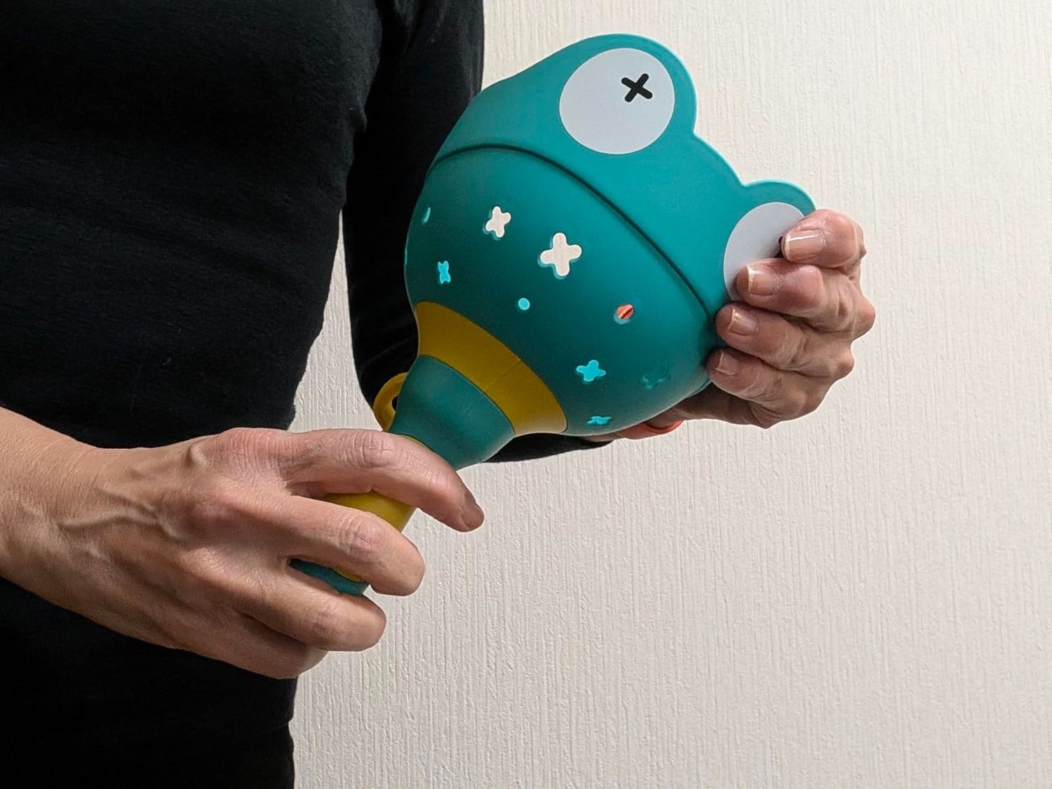 Launch & Spin Disc Blaster with Silly Frog Face