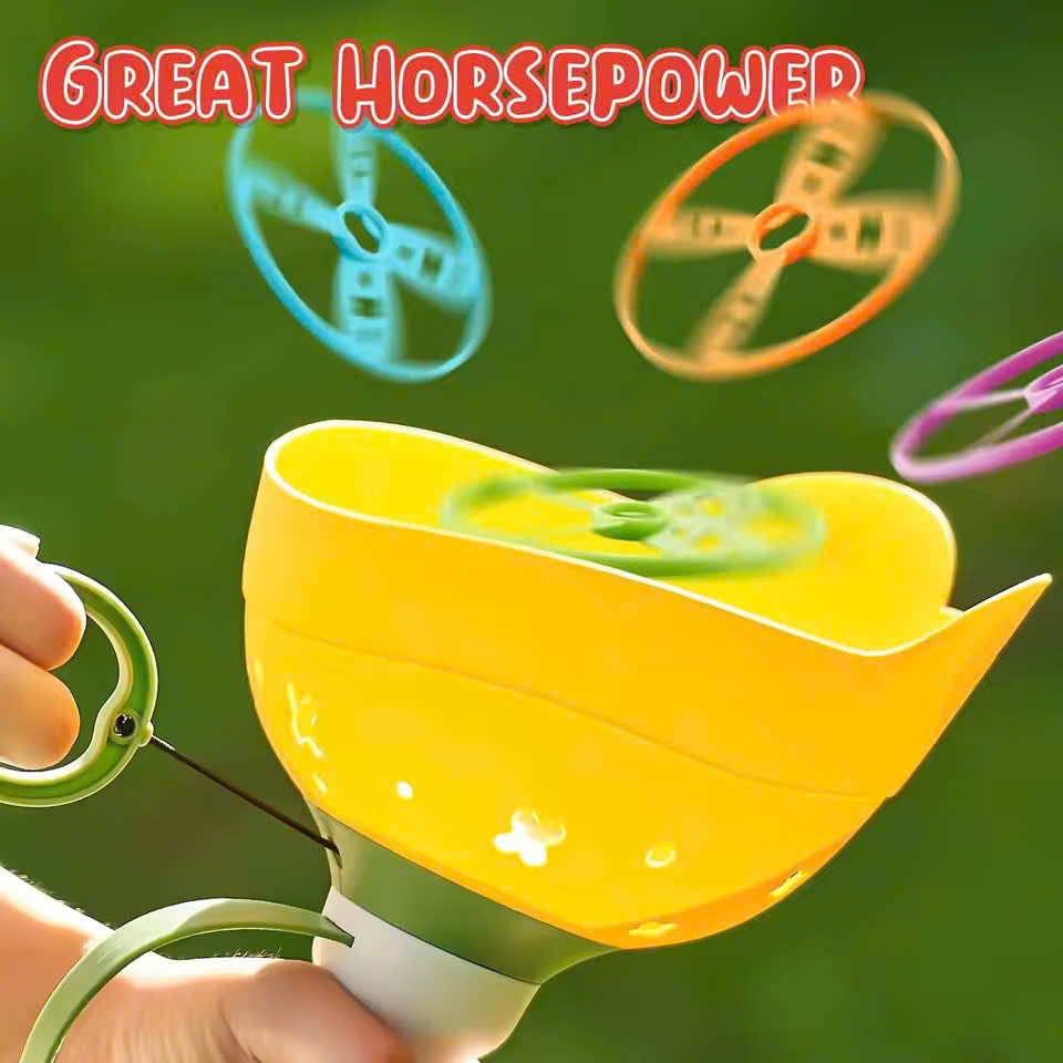 Launch & Spin Disc Blaster with Silly Frog Face