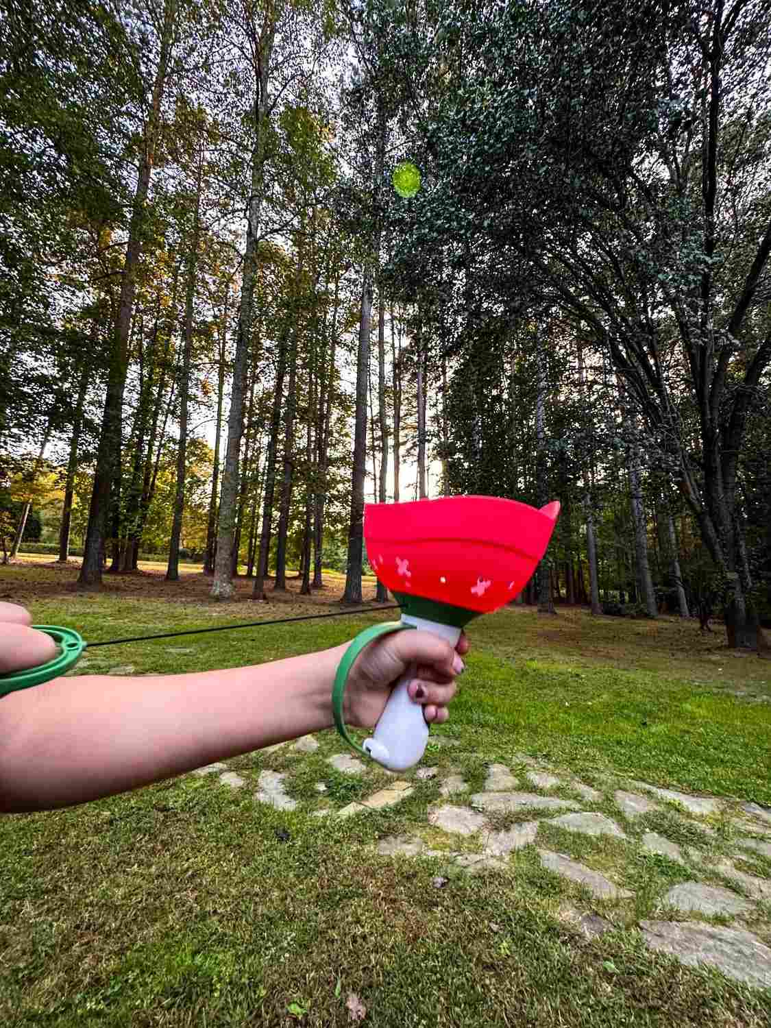 Launch & Spin Disc Blaster with Silly Frog Face