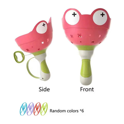 Launch & Spin Disc Blaster with Silly Frog Face