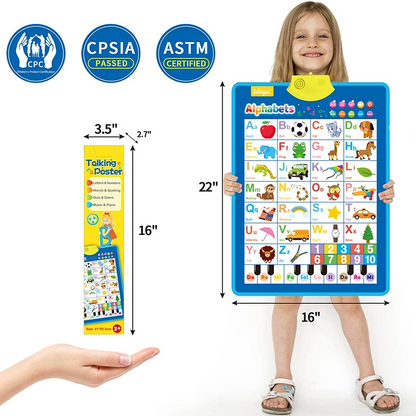 Learning Tablet for Toddlers – Interactive Educational Toy with ABCs, Numbers, Games & Music