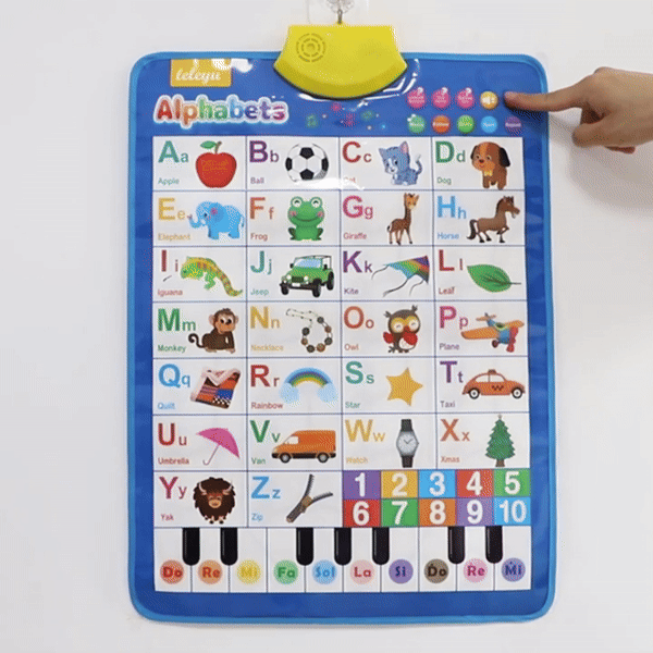 Learning Tablet for Toddlers – Interactive Educational Toy with ABCs, Numbers, Games & Music