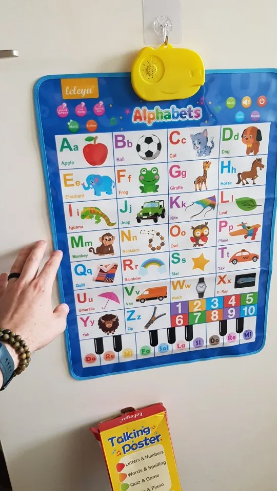 Learning Tablet for Toddlers – Interactive Educational Toy with ABCs, Numbers, Games & Music