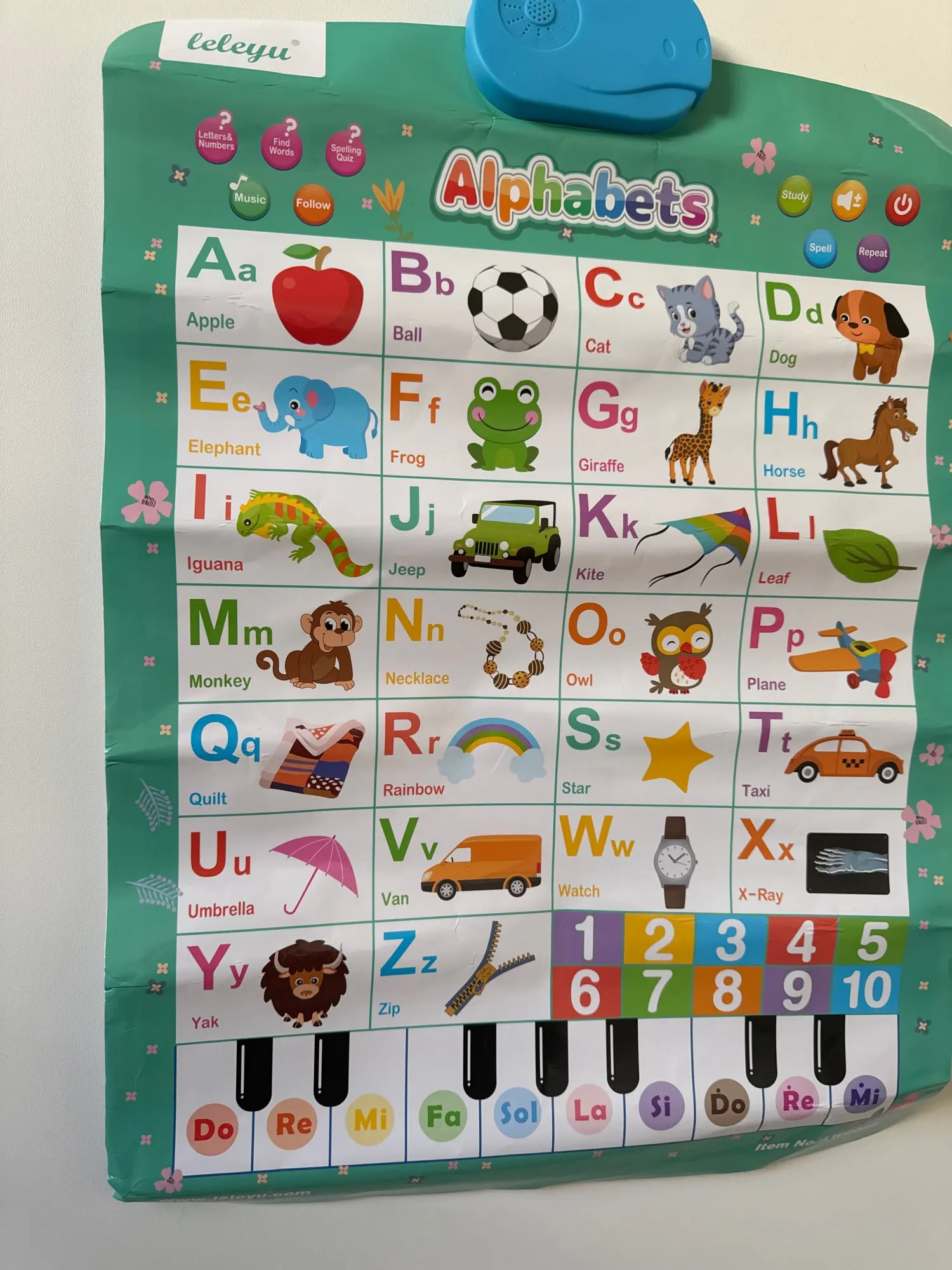Learning Tablet for Toddlers – Interactive Educational Toy with ABCs, Numbers, Games & Music