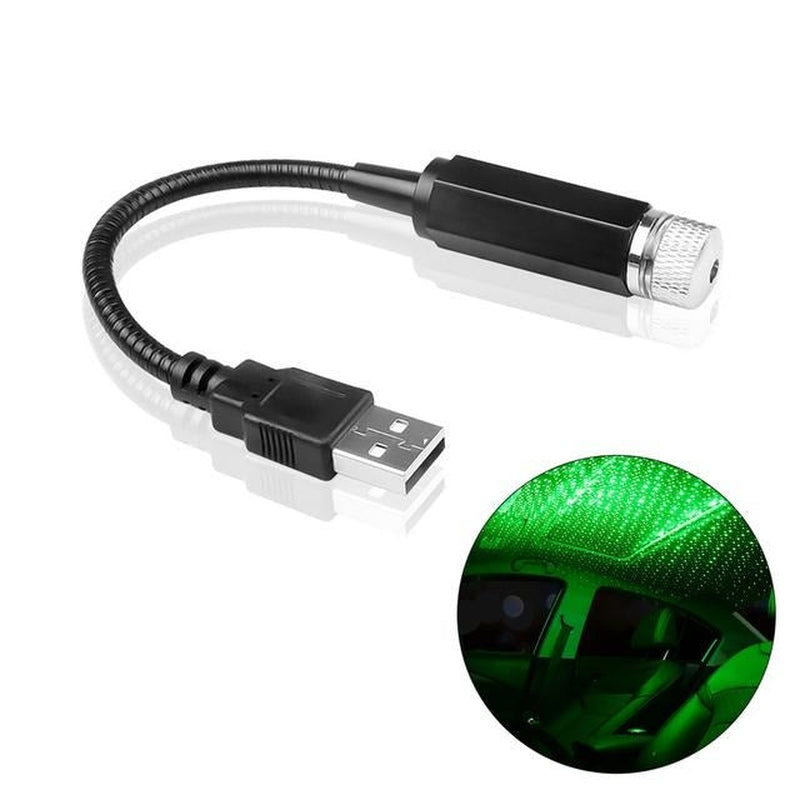 LED Galaxy Lamp Car Roof Light USB Star Projector Mini Night Star Light