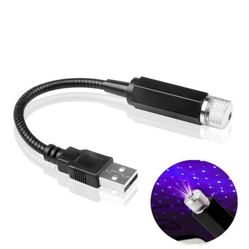 LED Galaxy Lamp Car Roof Light USB Star Projector Mini Night Star Light