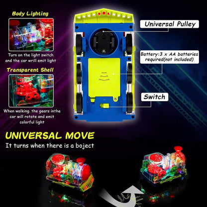 Light & Sound Train Toy for Kids – Interactive Locomotive with Realistic Lights, Sounds and Moving Wheels