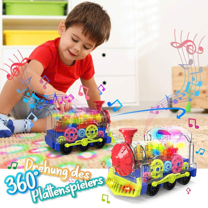 Light & Sound Train Toy for Kids – Interactive Locomotive with Realistic Lights, Sounds and Moving Wheels