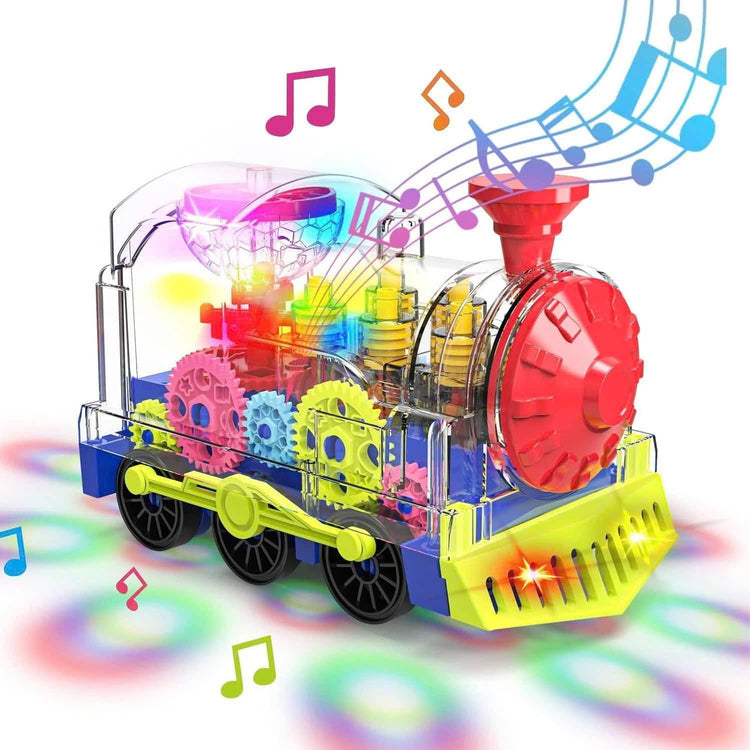 Light & Sound Train Toy for Kids – Interactive Locomotive with Realistic Lights, Sounds and Moving Wheels