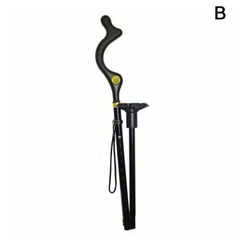 Lightweight Telescopic Folding Walking Cane with 360�� Traction Tip