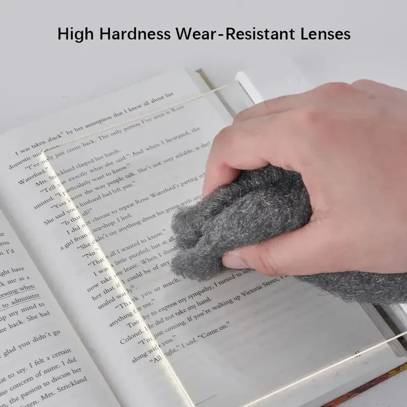 Lite Rechargeable LED Book Light with 3 Modes, Dimmable Touch Control, Auto-Off Timer, Scratch-Resistant Surface