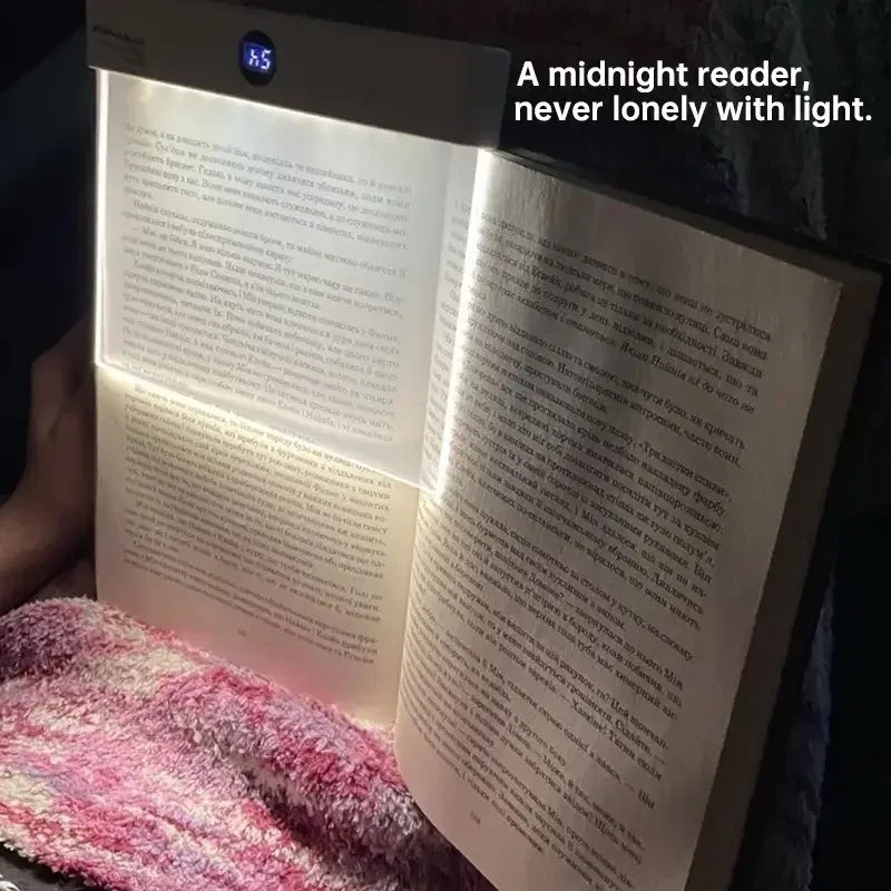 Lite Rechargeable LED Book Light with 3 Modes, Dimmable Touch Control, Auto-Off Timer, Scratch-Resistant Surface